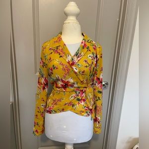 KUT from the Kloth ‘Felicity’ Wrap Top, Size M.